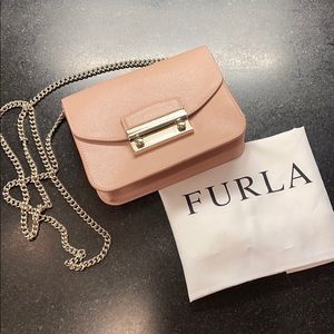 Furla Small crossbody leather bag